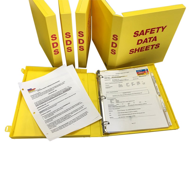 UniKeep حافظة UniKeep SDS مع حلقات معدنية - الحافظة هي علبة مغلقة بالكامل لتخزين أوراق SDS - عمود 1.5 بوصة. - Image 2